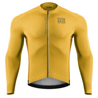 Rockbros 15120015024 ROAD TO SKY men's cycling jersey long sleeve M - yellow