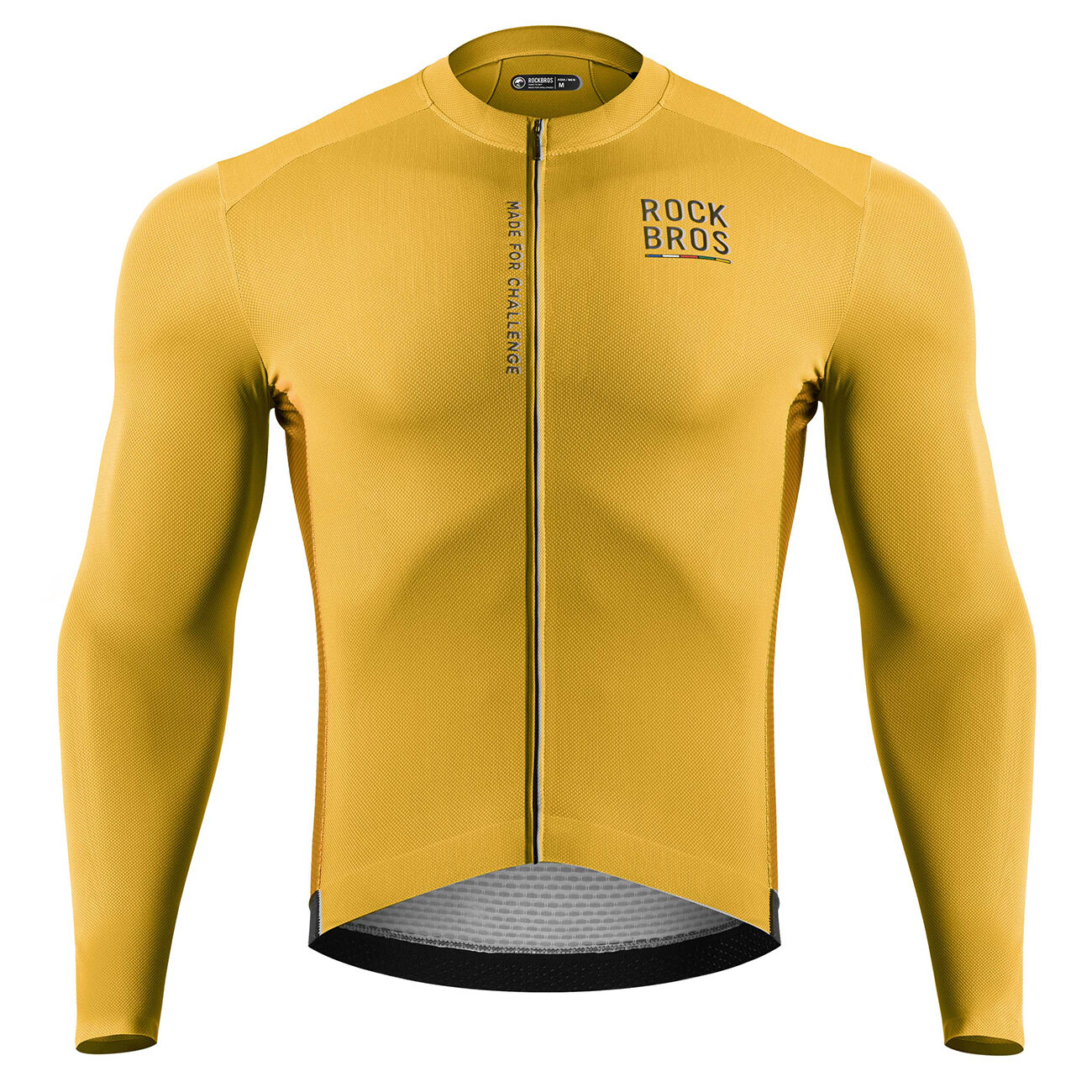 Rockbros 15120015025 ROAD TO SKY men's long sleeve cycling jersey L - yellow