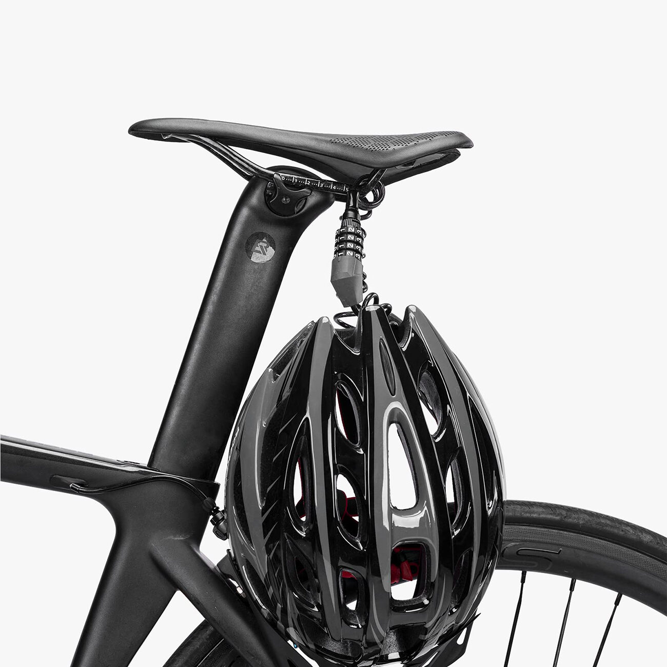 Rockbros T530 Helmet Lock - Black - imagine 4
