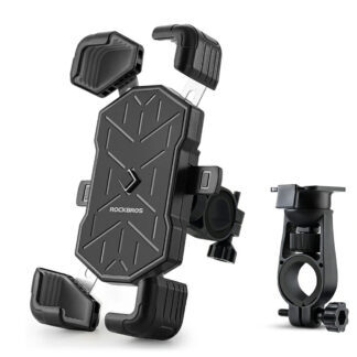 Rockbros HW-117 Handlebar Clamp Phone Holder - Black and Gray