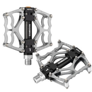 Rockbros JT201012LS 2010-12L Aluminum Platform Bicycle Pedals - Silver