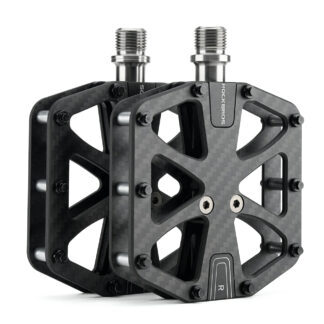 Rockbros C525 Carbon Fiber Platform Bike Pedals - Black