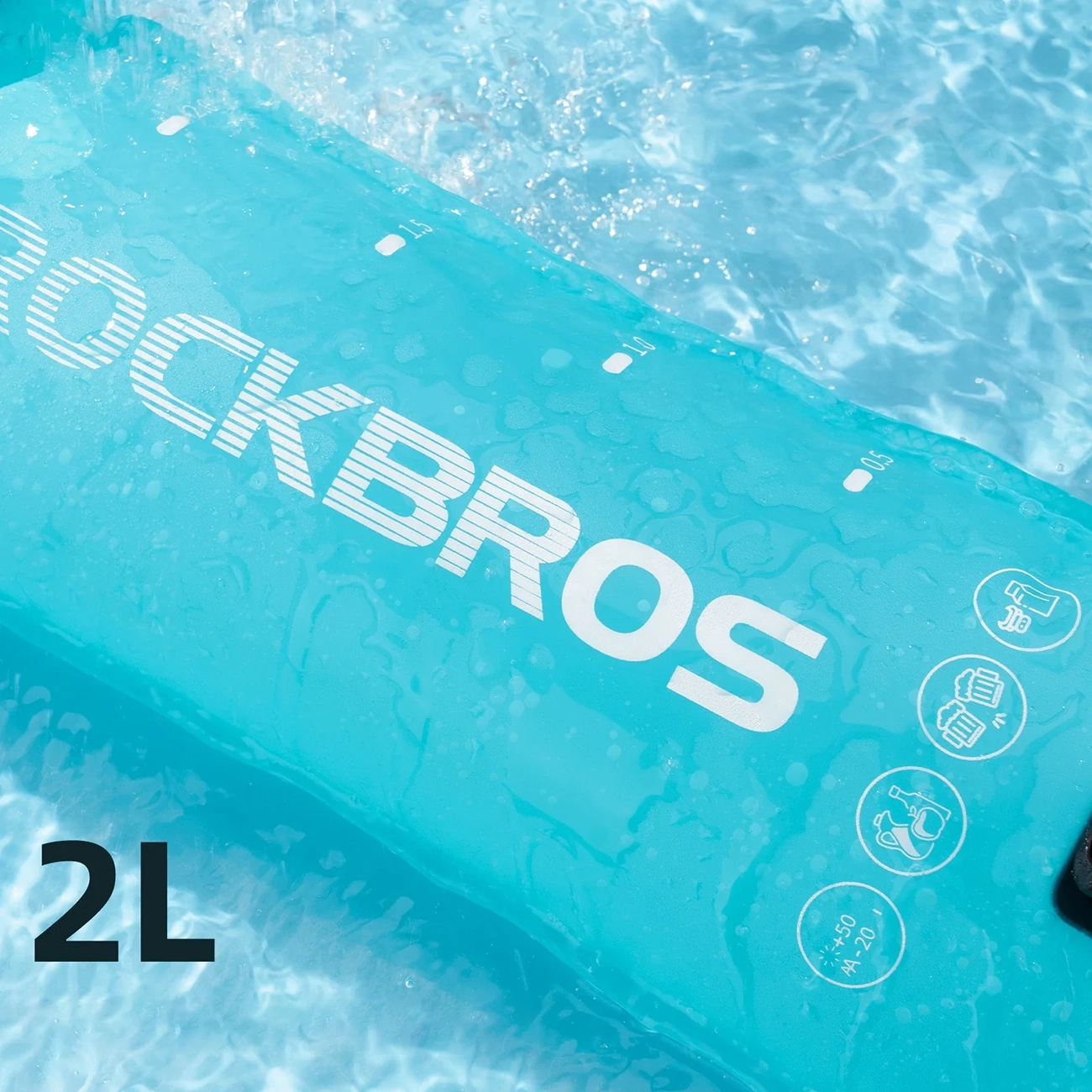 Rockbros Water Bag Sports - Blue - imagine 3