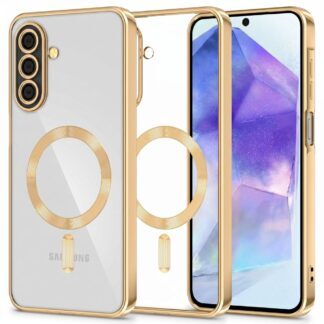 Case Tech-Protect MagFlex MagSafe na Samsung Galaxy A27 5G - przezroczysto-złote