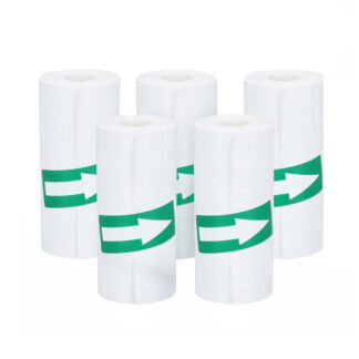 HURC-S10 Rolls for Thermal Printer with Camera HURC10/ Wozinsky WDT-01/WDT-02/WDT-03/WDT-04/WDT-05 - White (5 pcs.)