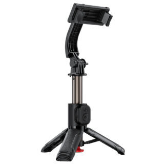 Acefast E42 Selfie Stick with Automatic Tripod and Bluetooth Remote Control 63 cm - Black