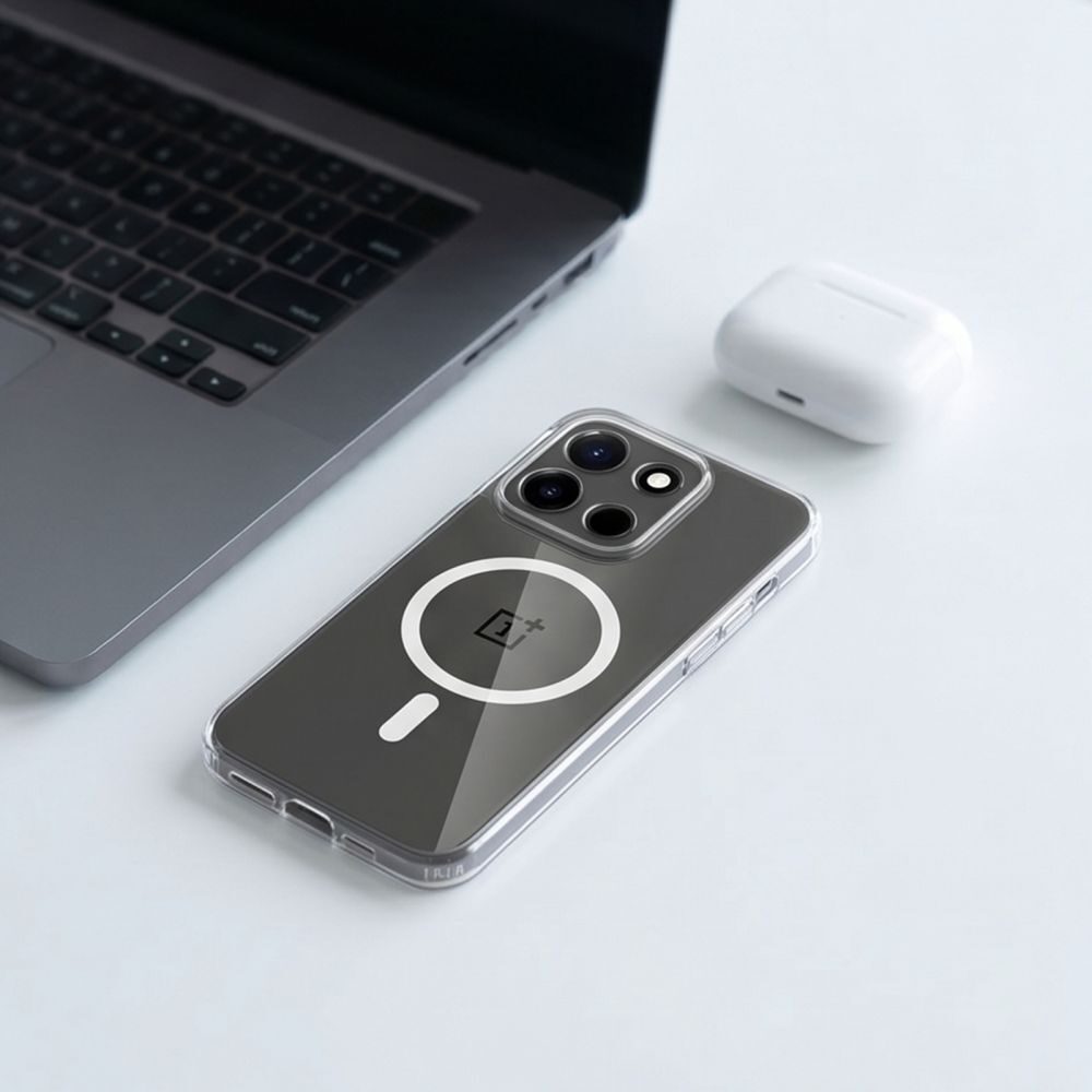 Tech-Protect FlexAir Hybrid MagSafe Case for OnePlus Nord 6 - Transparent - imagine 5
