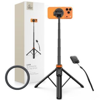 Selfie stick Tech-Protect L03S MagSafe Bluetooth Selfie Stick Tripod - black