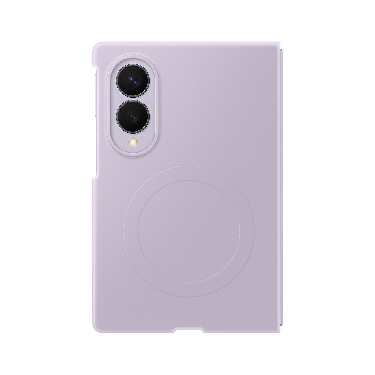 Samsung Silicone Magnet Case for Samsung Galaxy Z Fold 8 compatible with MagSafe + 2 anti-reflective films - purple - imagine 3