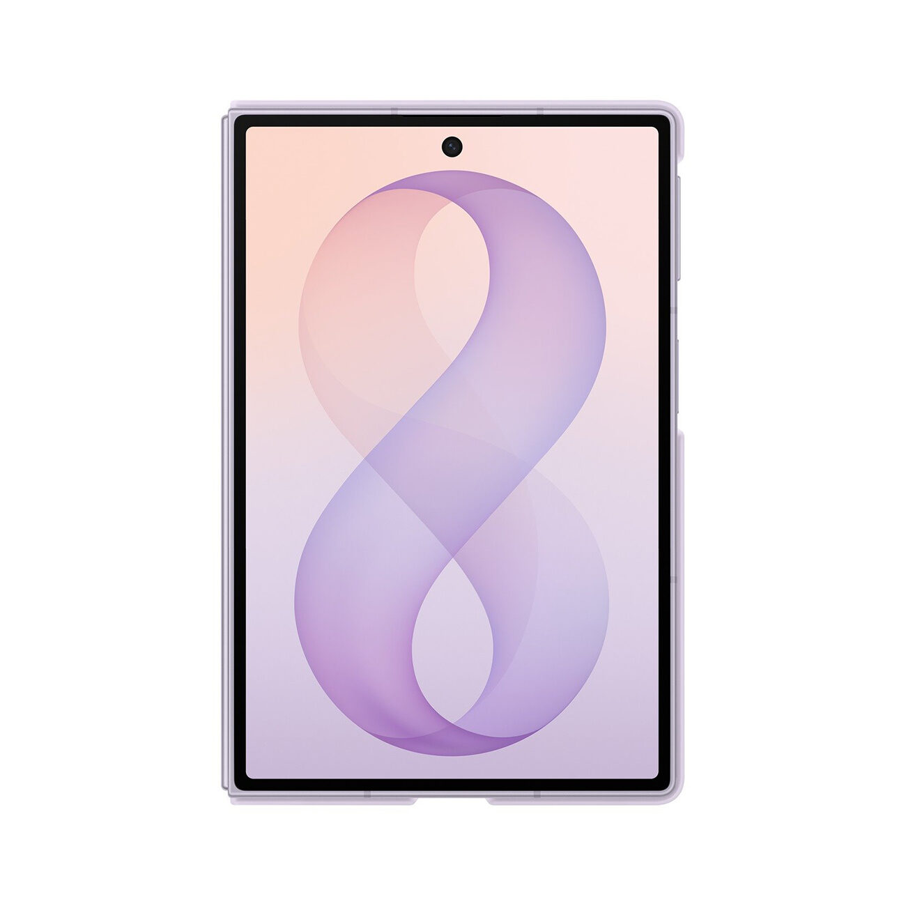 Samsung Silicone Magnet Case for Samsung Galaxy Z Fold 8 compatible with MagSafe + 2 anti-reflective films - purple - imagine 4