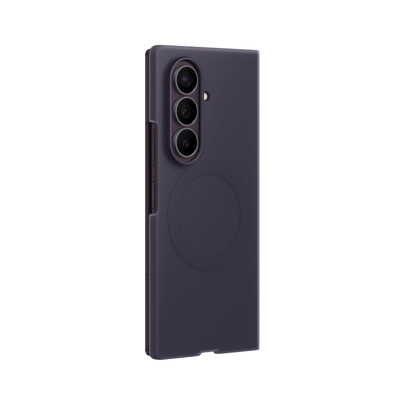 Samsung Silicone Magnet Case for Samsung Galaxy Z Fold 8 compatible with MagSafe + 2 anti-reflective films - purple - imagine 2