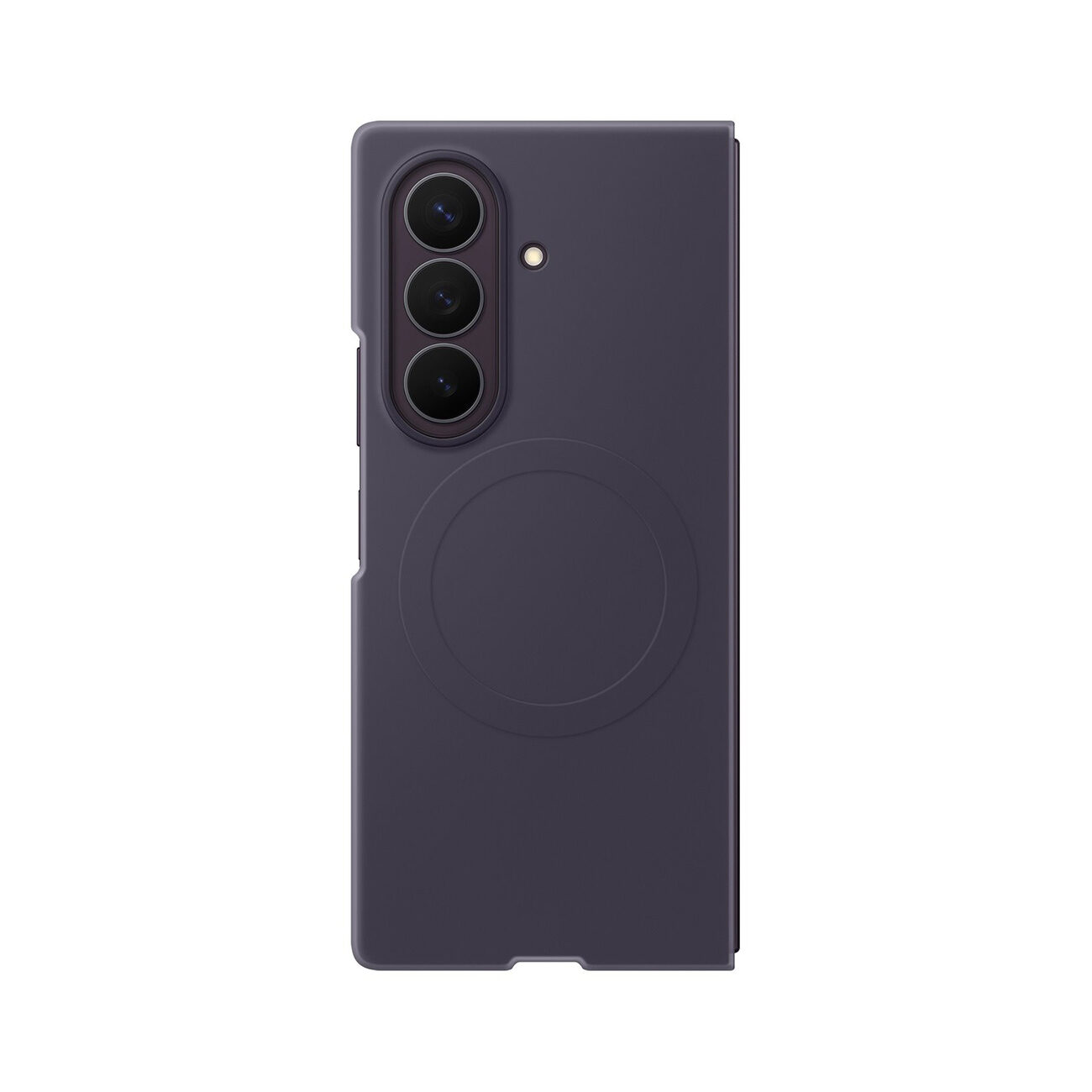 Samsung Silicone Magnet Case for Samsung Galaxy Z Fold 8 compatible with MagSafe + 2 anti-reflective films - purple - imagine 3