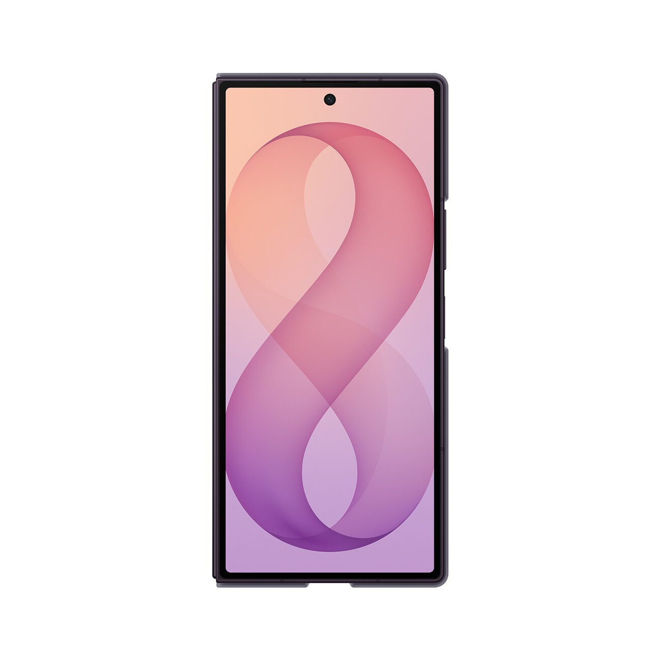 Samsung Silicone Magnet Case for Samsung Galaxy Z Fold 8 compatible with MagSafe + 2 anti-reflective films - purple - imagine 4