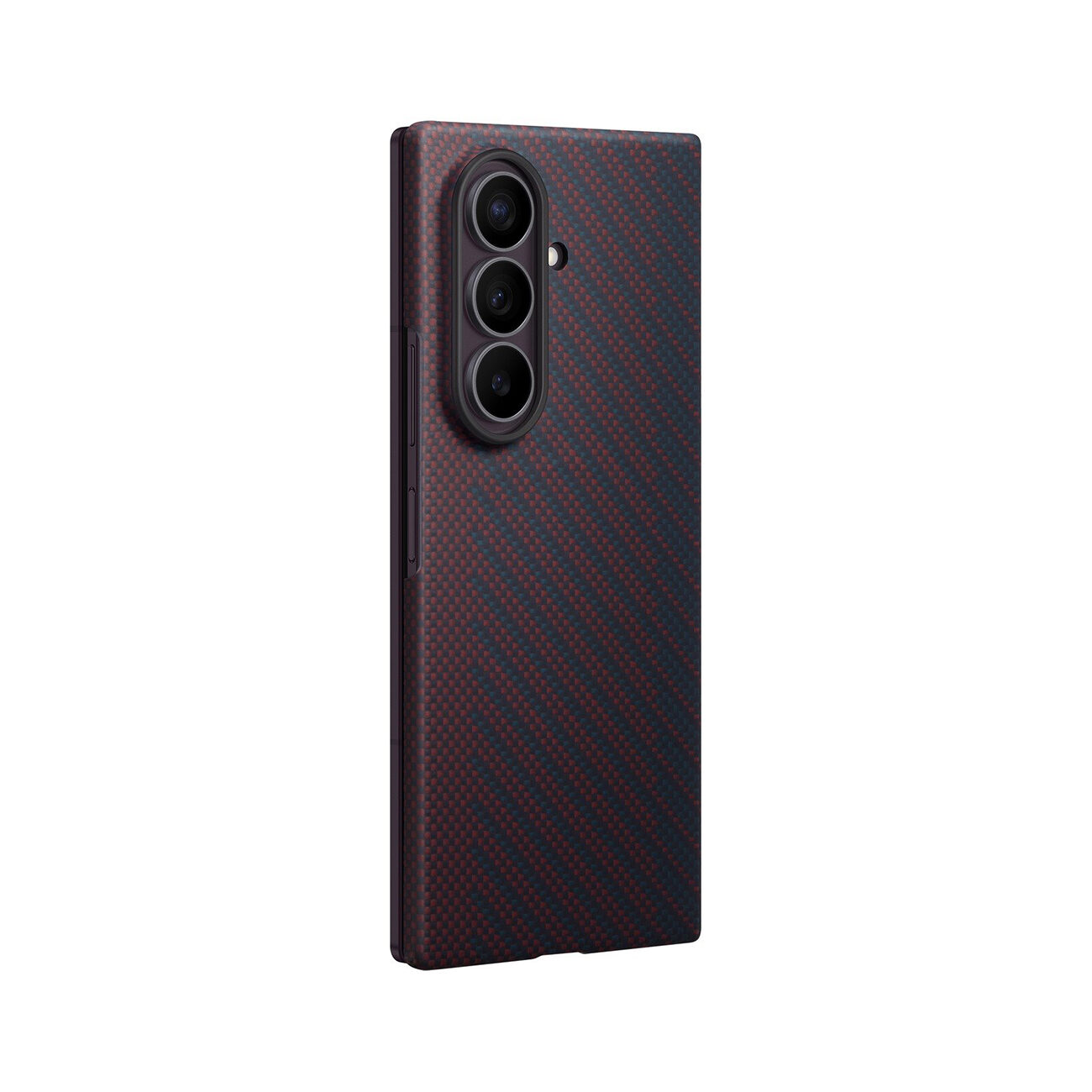 Samsung Carbon Magnet Case for Samsung Galaxy Z Fold 8 Ultra compatible with MagSafe + 2 anti-reflective films - red - imagine 2