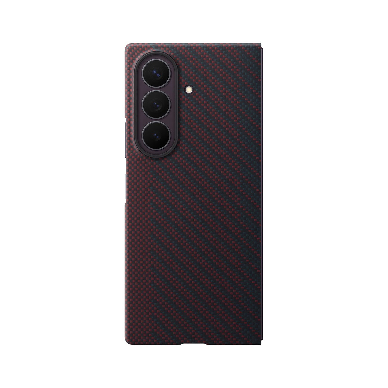 Samsung Carbon Magnet Case for Samsung Galaxy Z Fold 8 Ultra compatible with MagSafe + 2 anti-reflective films - red - imagine 3