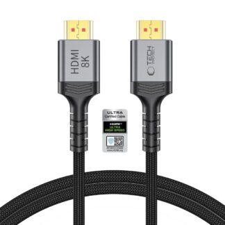 Tech-Protect UltraBoost HDMI 2.1 4K 120HZ / 8K 60HZ cable 100 cm - black