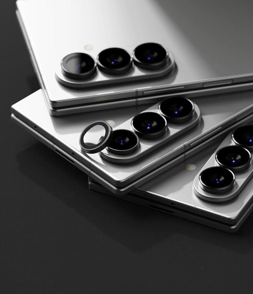 Ringke Camera Frame Protector 2-Pack for Samsung Galaxy Z Fold 7/8 Ultra - Black - imagine 5