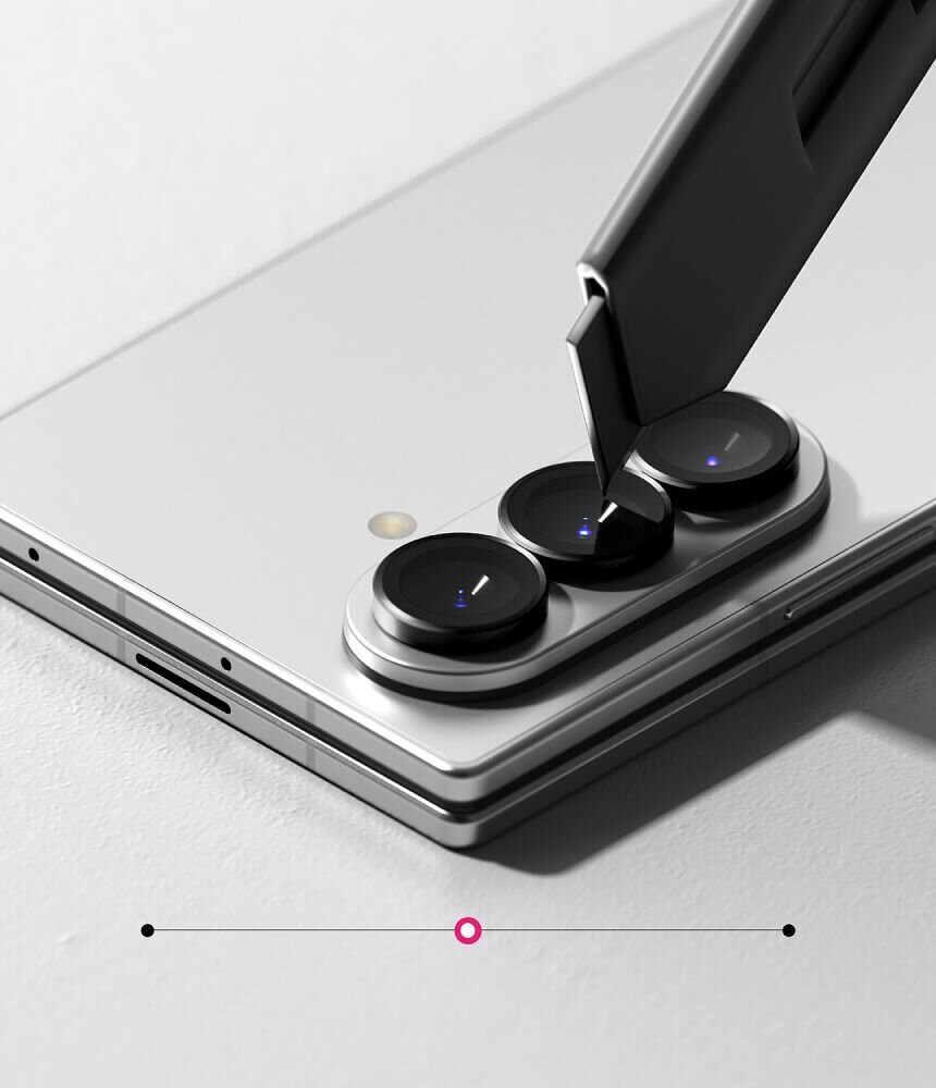 Ringke Camera Frame Protector 2-Pack for Samsung Galaxy Z Fold 7/8 Ultra - Black - imagine 7