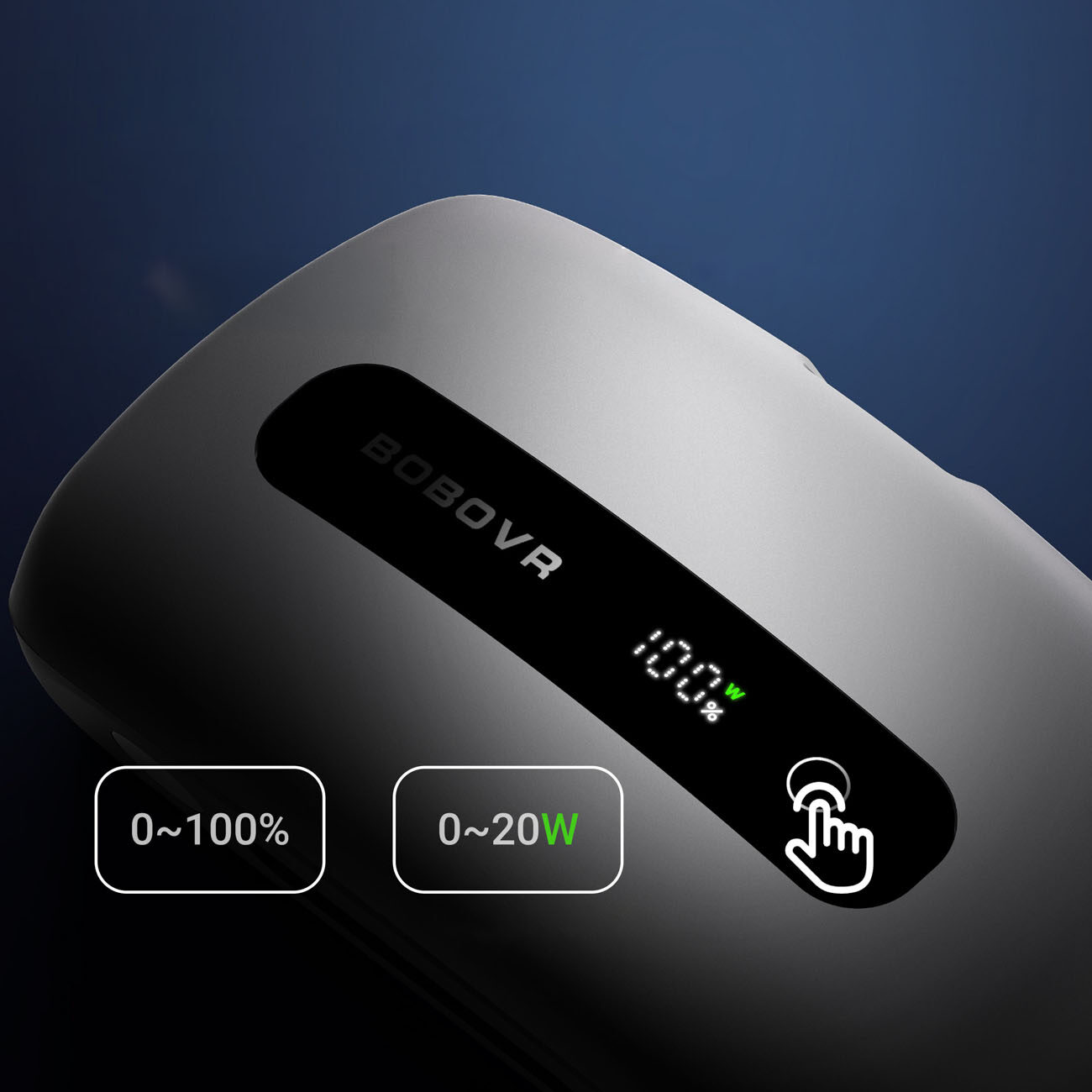 BoboVR BM60-1 6500 mAh Battery for BoboVR M3 Pro+ and BoboVR M3 with Charging Station - White - imagine 4
