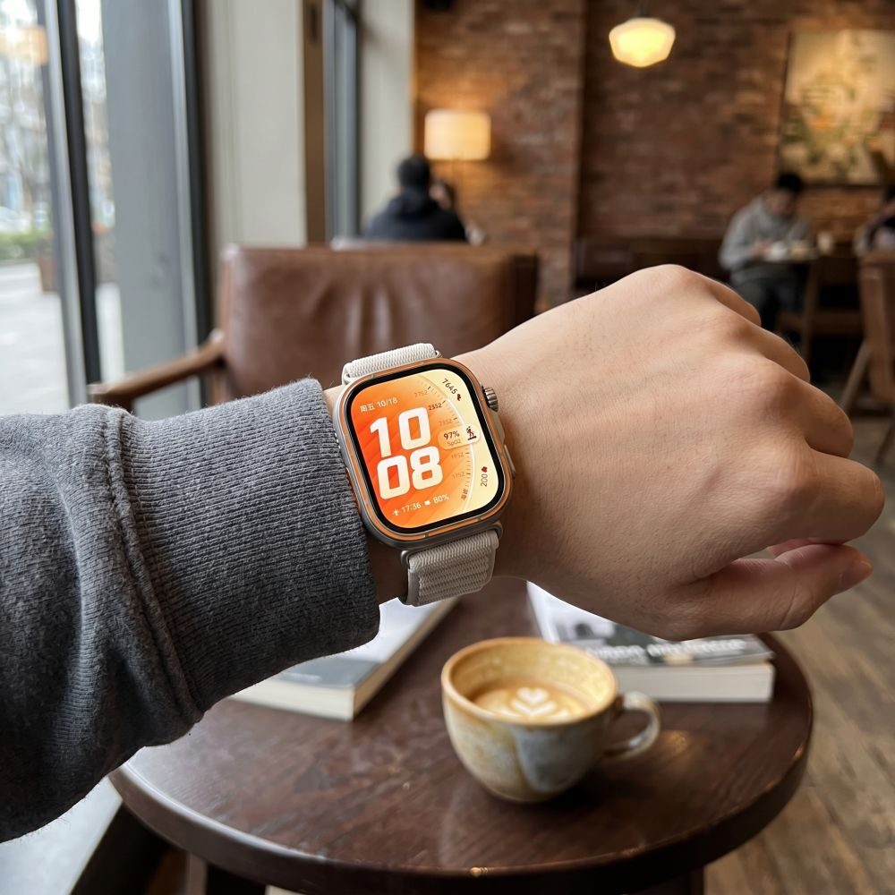 Tech-Protect Nylon Pro Strap for Huawei Watch Fit 3 / 4 / 4 Pro / 5 / 5 Pro - Beige - imagine 3