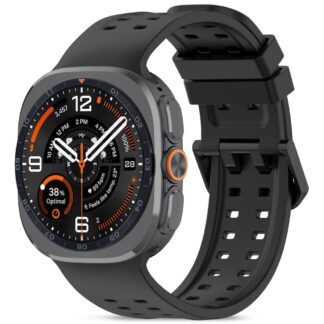 Tech-Protect Silicone Air Strap for Samsung Galaxy Watch Ultra 47mm - Black