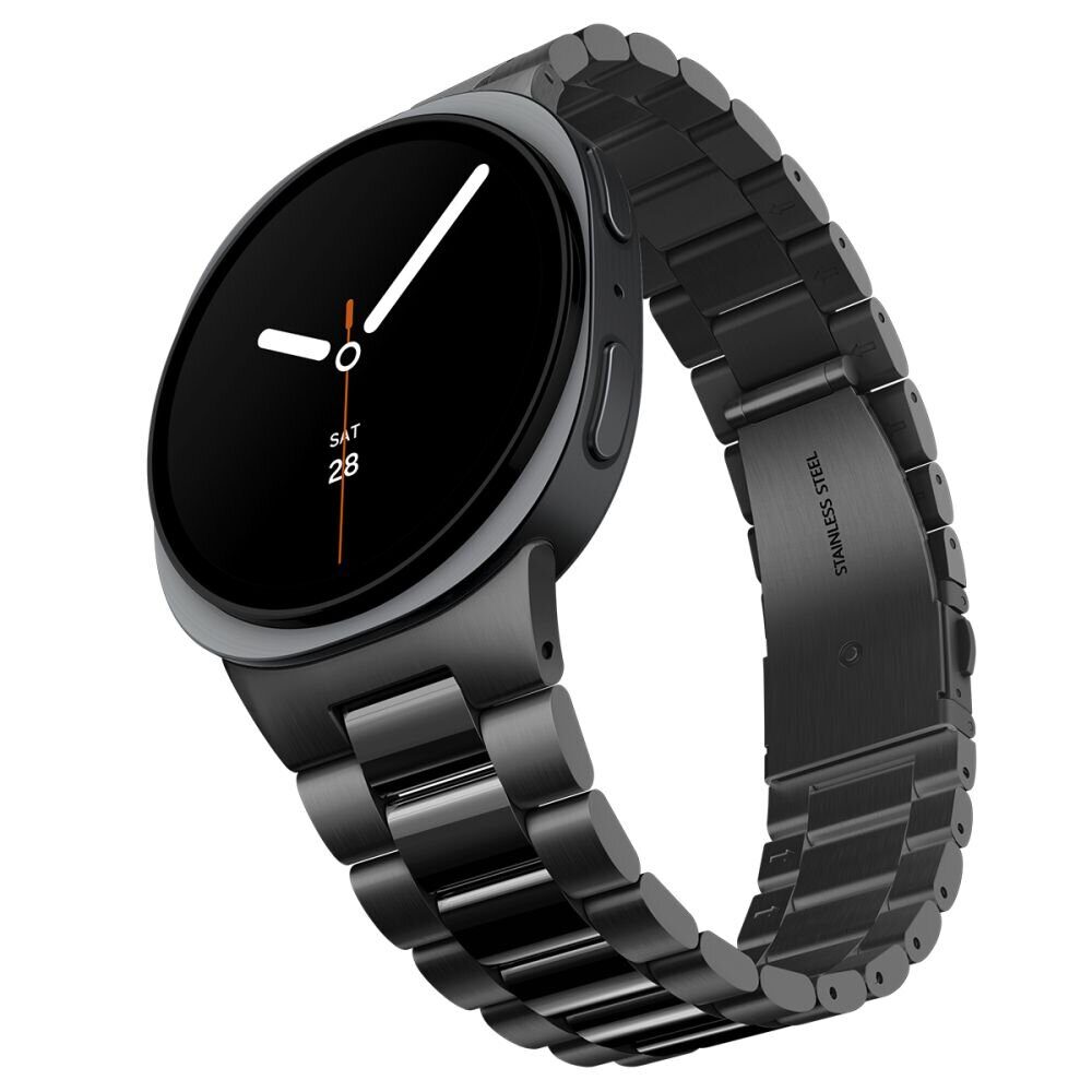 Spigen Modern Fit Band 316L Bracelet for Samsung Galaxy Watch 40/44/46 mm - Black - imagine 2