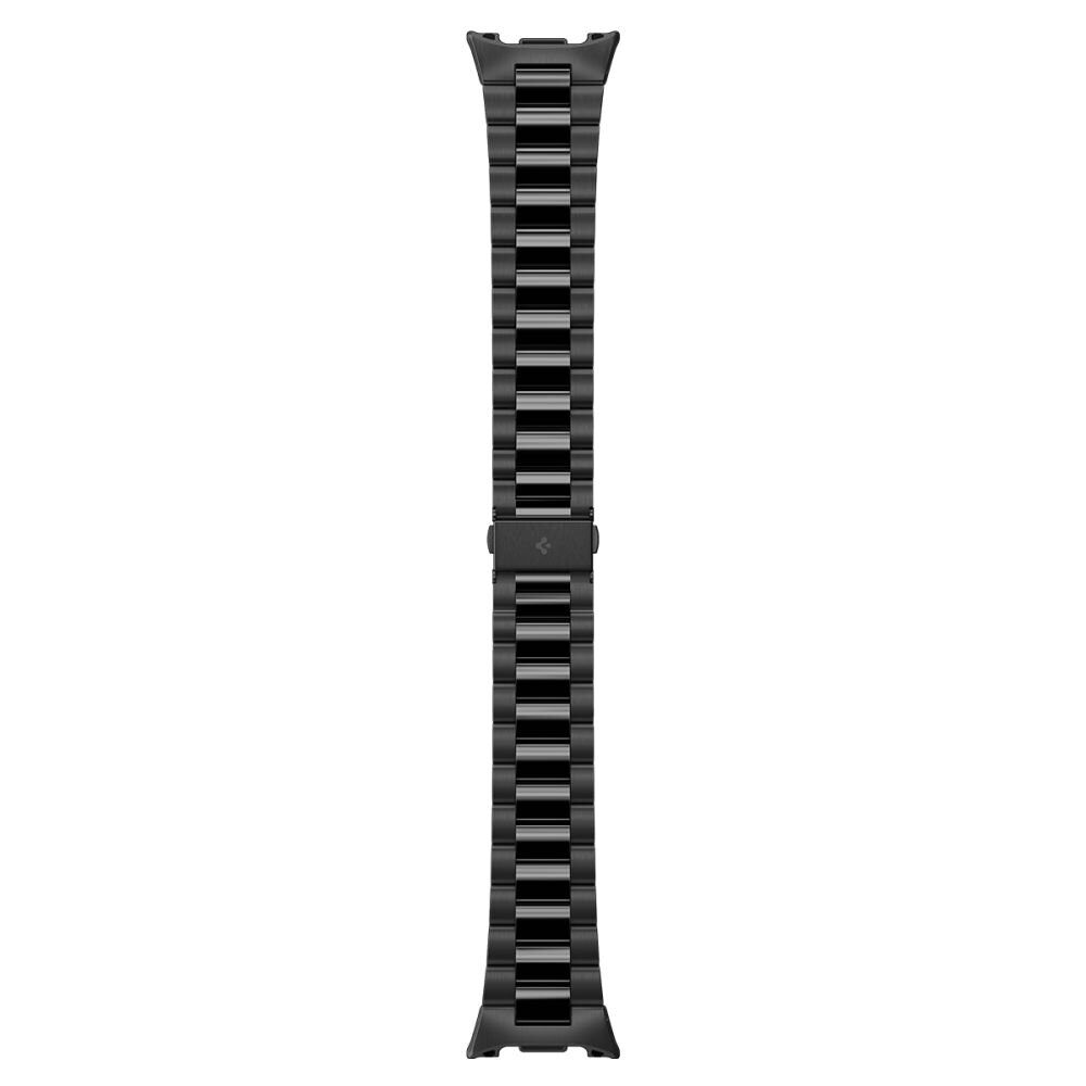 Spigen Modern Fit Band 316L Bracelet for Samsung Galaxy Watch 40/44/46 mm - Black - imagine 5