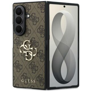 Guess Big 4G Logo Case for Samsung Galaxy Z Fold 8 Ultra - Brown