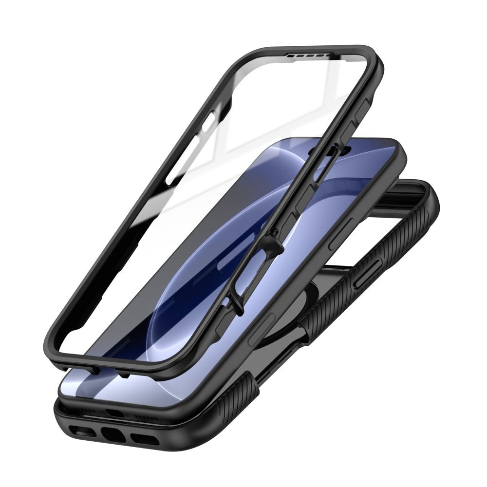 Tech-Protect Defense MagSafe Case for iPhone 17 Pro Max / 18 Pro Max - Matte Black - imagine 2