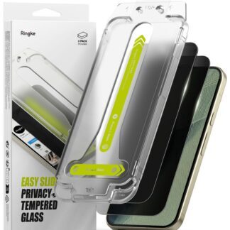 Ringke Easy Slide Privacy 2-Pack Tempered Glass Screen Protector for Google Pixel Pro 9 Pro XL / 10 Pro XL / 11 Pro XL