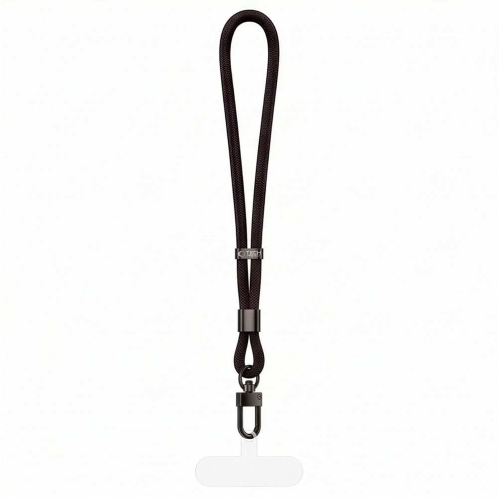 Tech-Protect C11S Rope Wrist Strap for Phone - Black - imagine 3