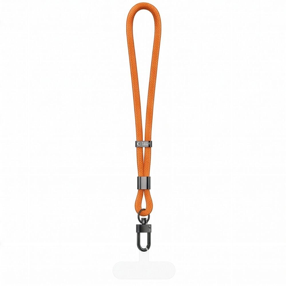 Tech-Protect C11S Rope Wrist Strap for Phone - Orange - imagine 3