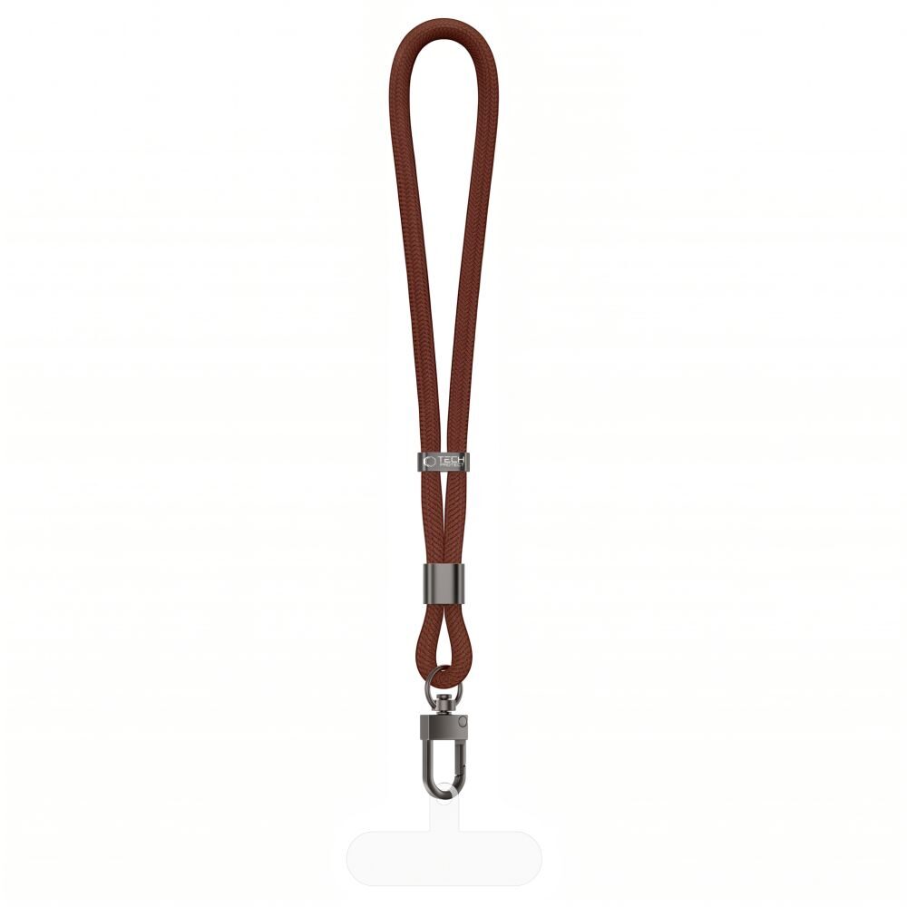 Tech-Protect C11S Rope Wrist Strap for Phone - Brown - imagine 3