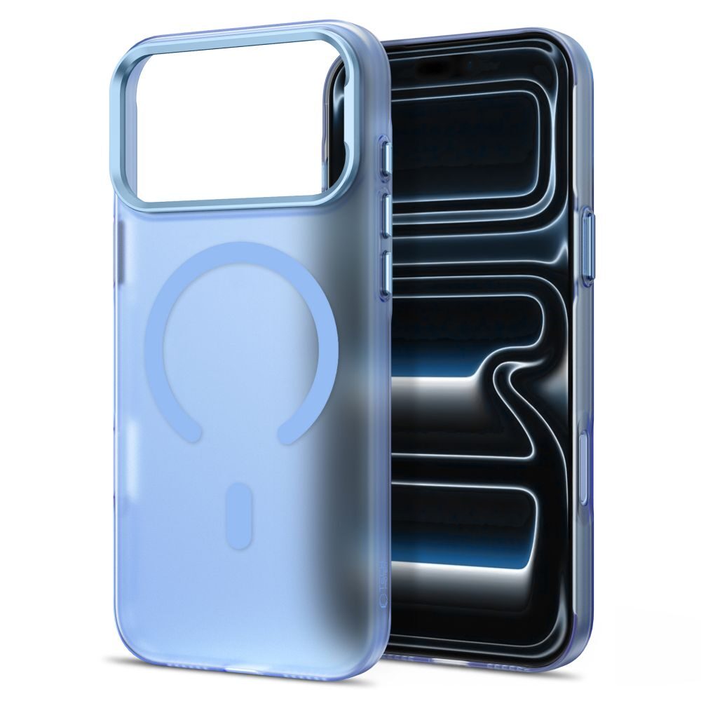 Tech-Protect MagZero MagSafe case for iPhone 17 Pro Max / 18 Pro Max - light blue matte - imagine 2