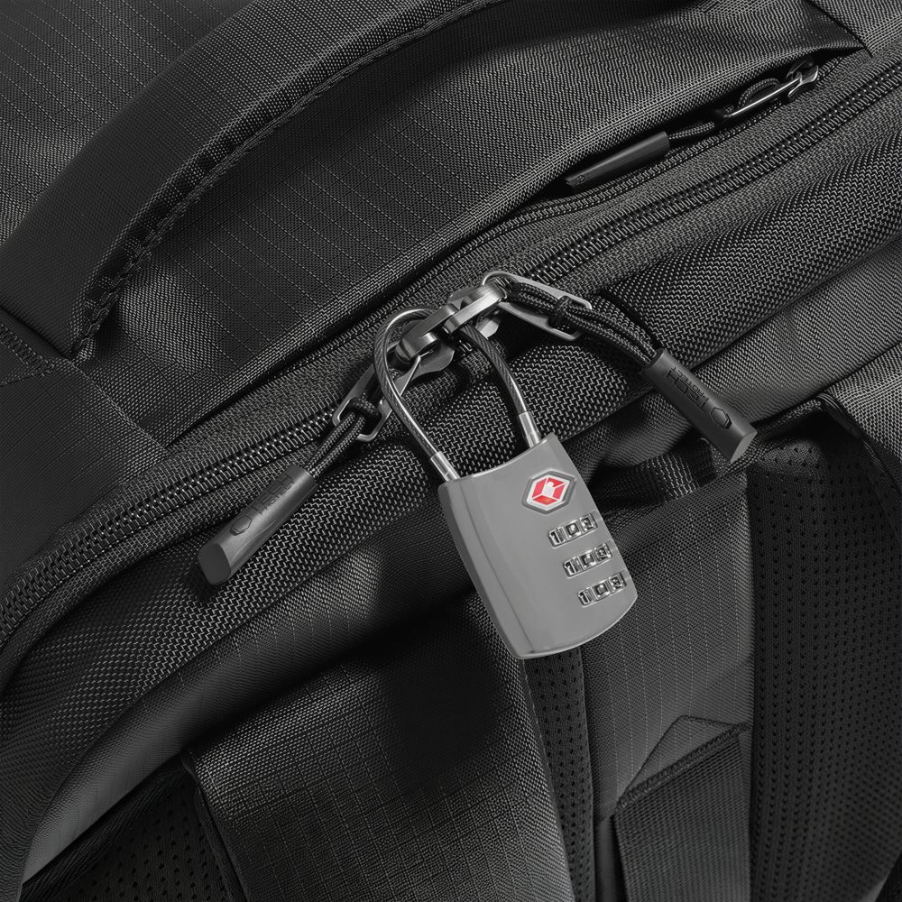 Tech-Protect Defender S70 RYANAIR & WIZZAIR 24L Laptop Backpack - Black - imagine 7