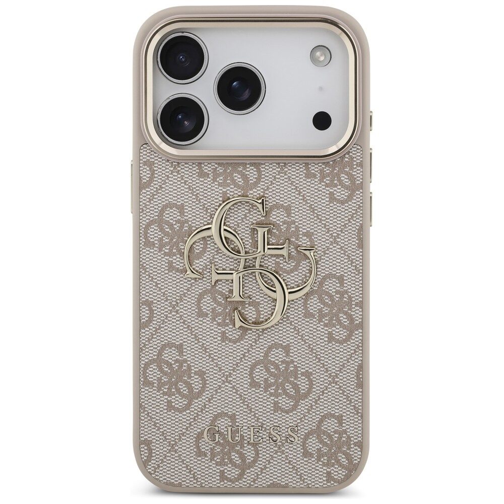 Guess 4G Big 4G Classic Logo Case for iPhone 17 Pro / 18 Pro - Rose Gold - imagine 3