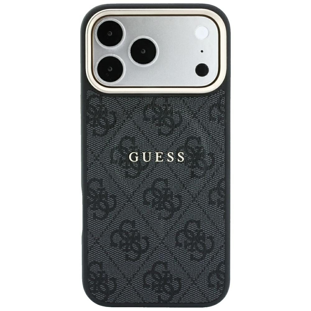 Guess Embossed 4G Classic MagSafe Case for iPhone 17 Pro Max / 18 Pro Max - Black - imagine 3