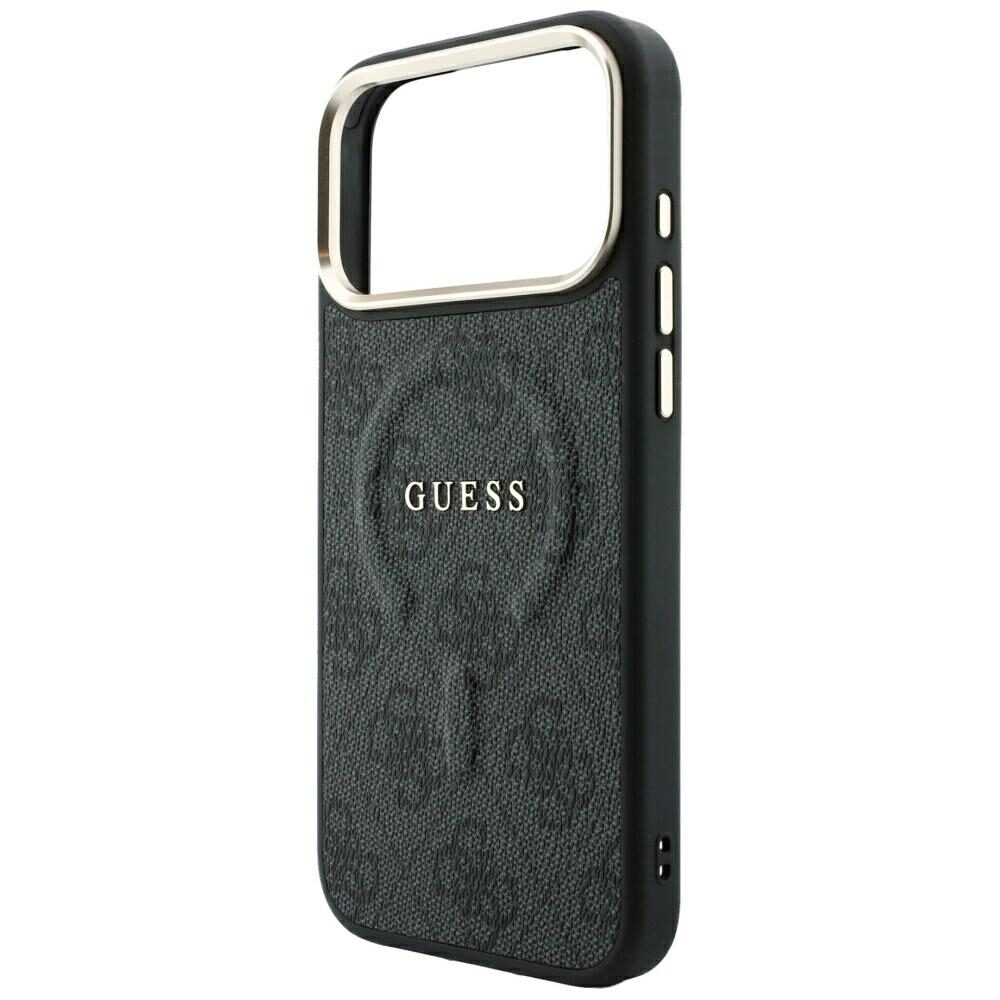 Guess Embossed 4G Classic MagSafe Case for iPhone 17 Pro Max / 18 Pro Max - Black - imagine 6