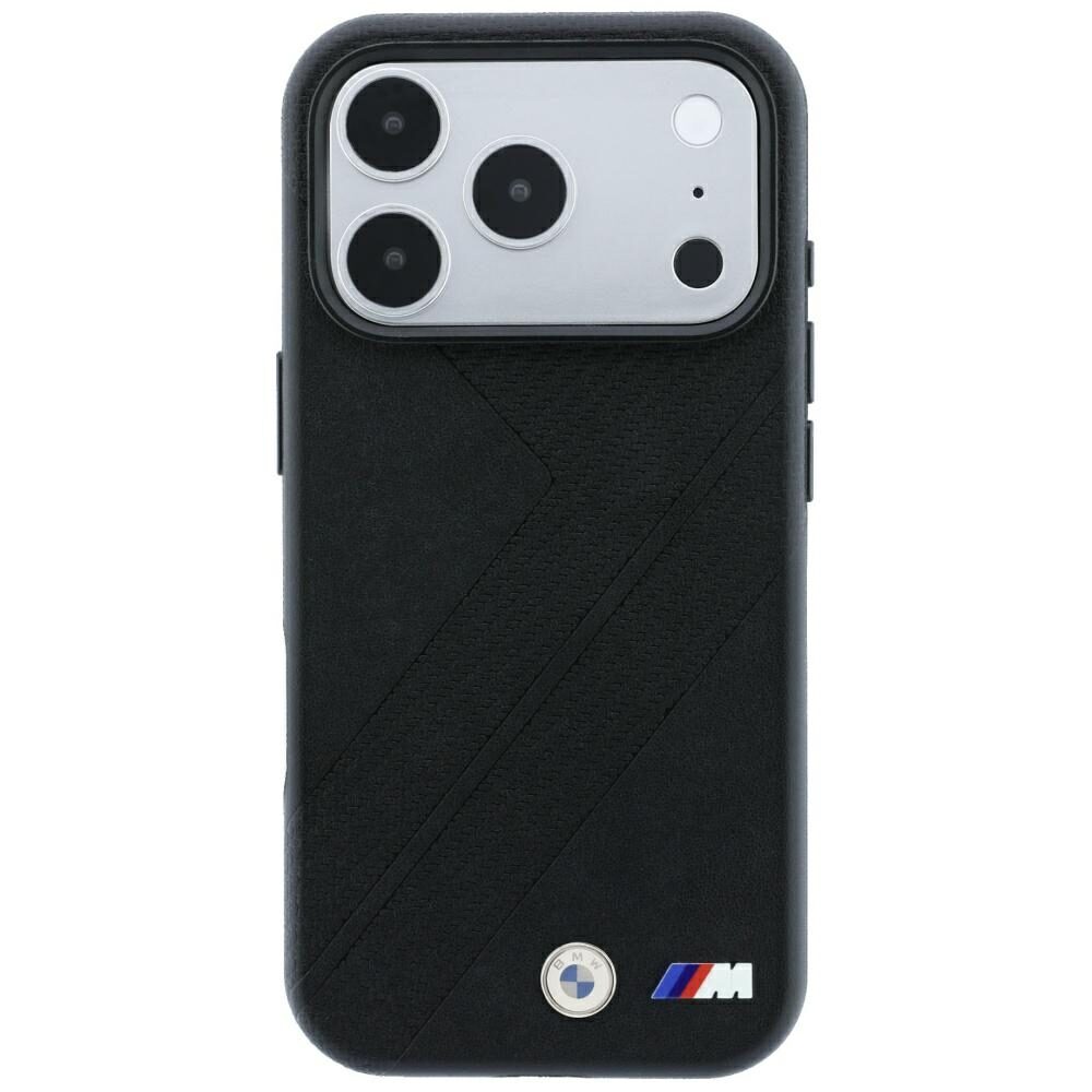 BMW M Tire Track Metal Logo MagSafe Case for iPhone 17 Pro / 18 Pro - Black - imagine 3