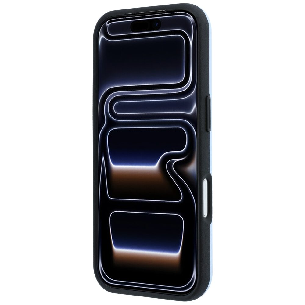 Mercedes Leather Semi Wrap Iconic Line MagSafe Case for iPhone 18 Pro / 17 Pro - Blue - imagine 5