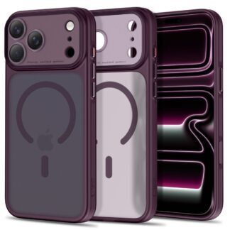 Tech-Protect MagPrime MagSafe CC case for iPhone 18 Pro Max / 17 Pro Max - burgundy