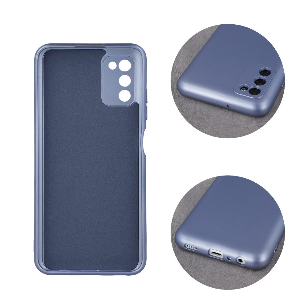 Metallic case for Samsung Galaxy A35 5G light blue - imagine 3