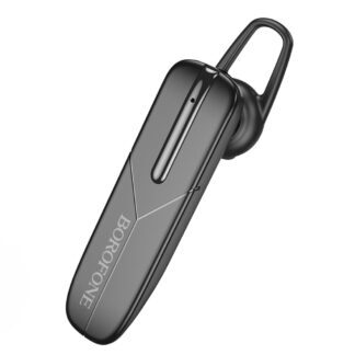 R06 Borofone - Bluetooth Headset Lucky (BC36) - Bluetooth V5.0, 70mAh, Lightweight, Premium Sound - Black