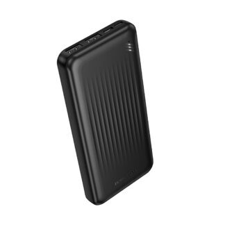R06 Borofone - Power Bank Clever Series (BJ78) - 2x USB, USB-C, Micro-USB, LED Indicator, Fast Charge, 10000mAh - Black
