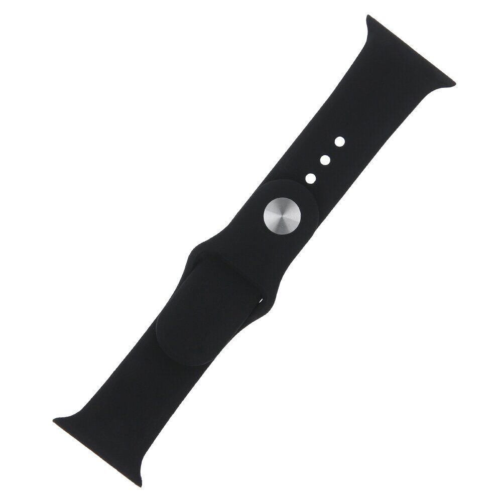 Silicone band S / M for Apple Watch 38 / 40 / 41mm black - imagine 2