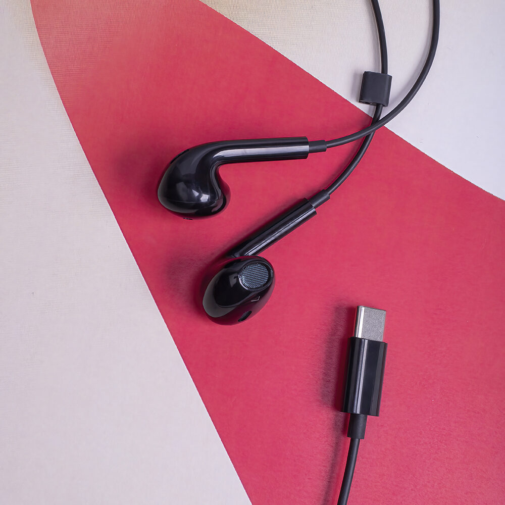 Maxlife wired earphones MXEP-04 USB-C black - imagine 5
