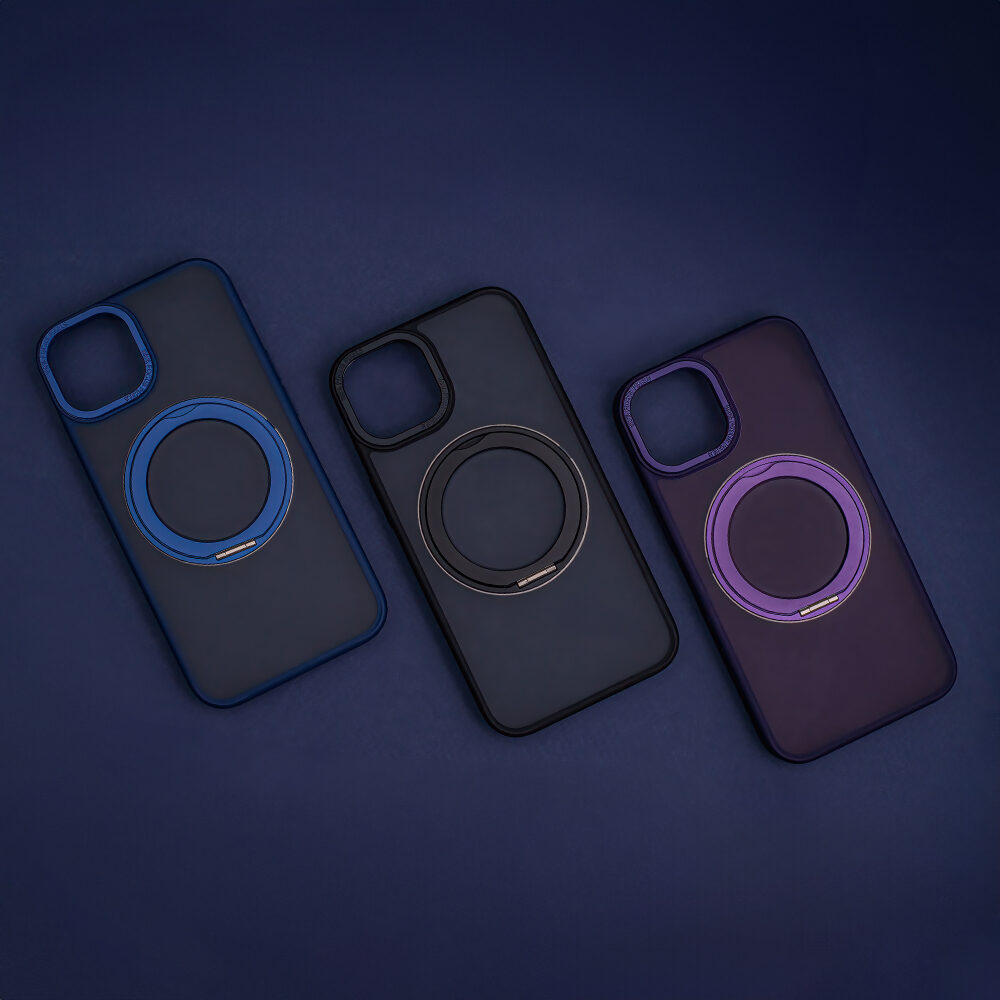Mag Ring Rotating case for iPhone 15 Pro Max 6,7" navy blue - imagine 9