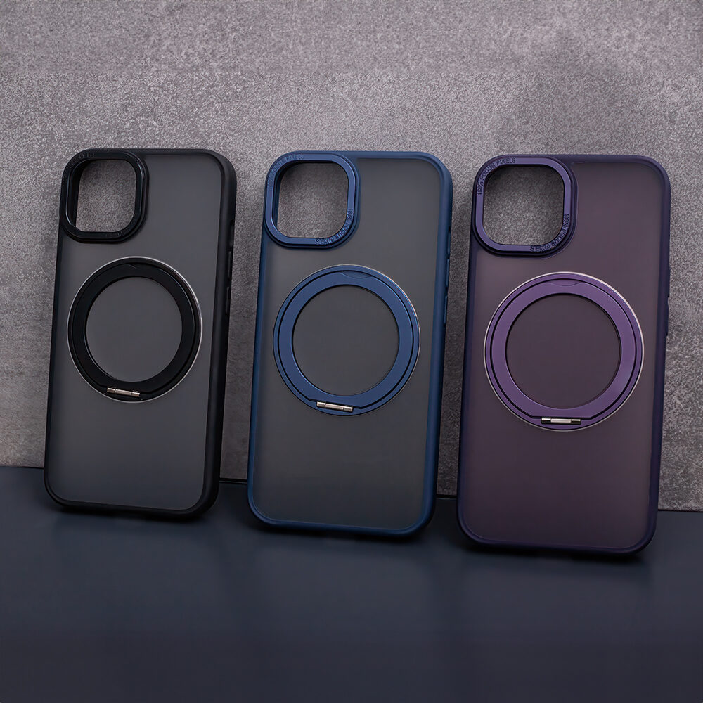 Mag Ring Rotating case for iPhone 15 Pro Max 6,7" navy blue - imagine 8