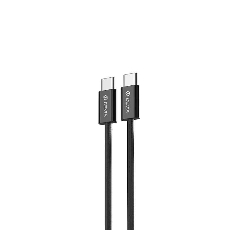 Devia cable Smart EC325 PD USB-C - USB-C 1,0 m 60W 3A black - imagine 2