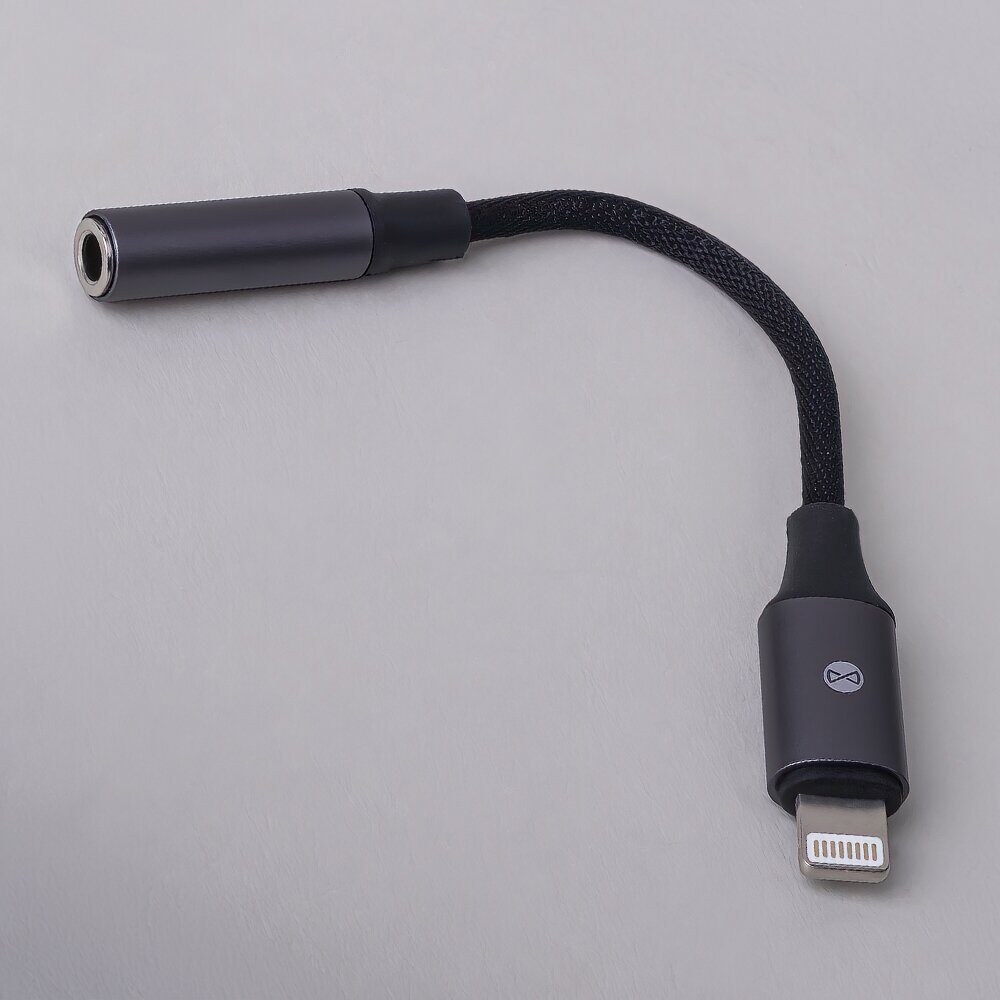 Forever adapter audio AJL-01 jack 3,5 mm - Lightning black - imagine 6